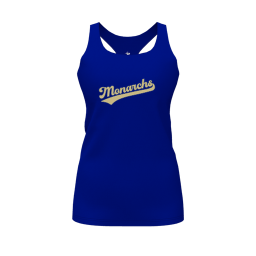 [FT0TRBRY-FYS-LOGO1] Decker Racerback Tank Top (Female Youth S, Royal, Logo 1)