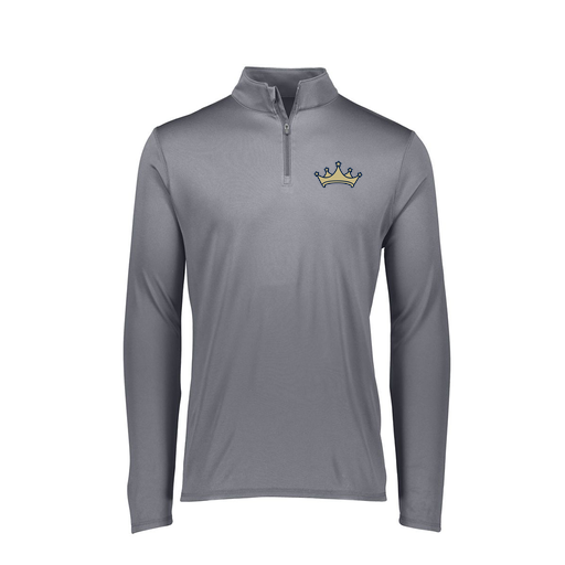 [FTLQFLGY-FAXS-LOGO2] Decker Women's Flex-Lite 1/4 Zip Shirt (Female Adult XS, Gray, Logo 2)