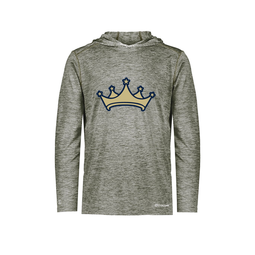 [FOLHCGGY-YS-LOGO2] Decker Youth Charge Hoodie (Youth S, Gray, Logo 2)