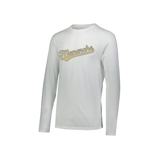 [FTLCUBWH-YS-LOGO1] Decker Youth Tri-Blend T-Shirt - Long Sleeve (Youth S, White, Logo 1)